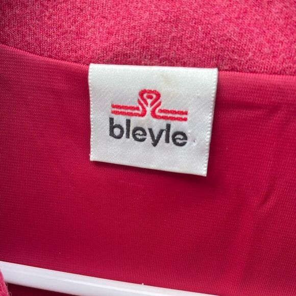 Vintage Bleyle size 14 wool dusty rose open blazer jacket . - Picture 4 of 6